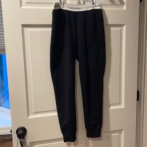 Black Clavin Klein sweatpants